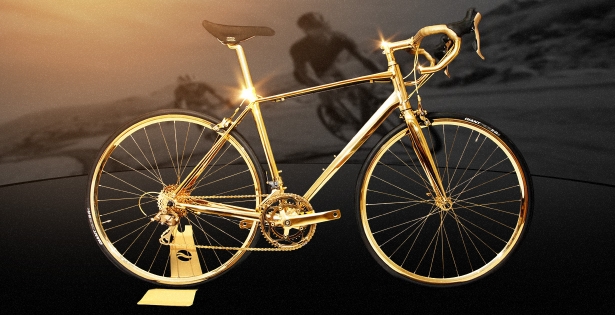 Las 3 bicicletas doradas más caras del mundo: montando dos soles gemelos
