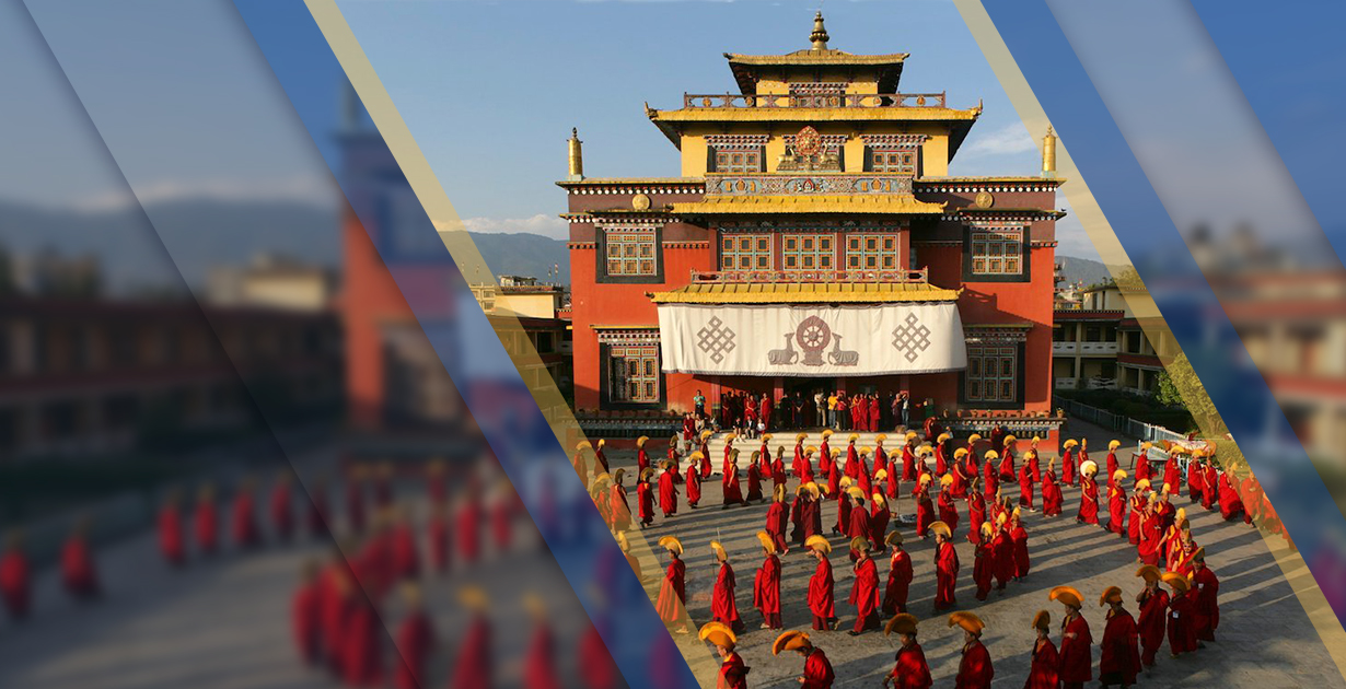 The ritual of the Shechen Monastery