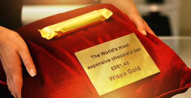 Golden chocolate Wispa