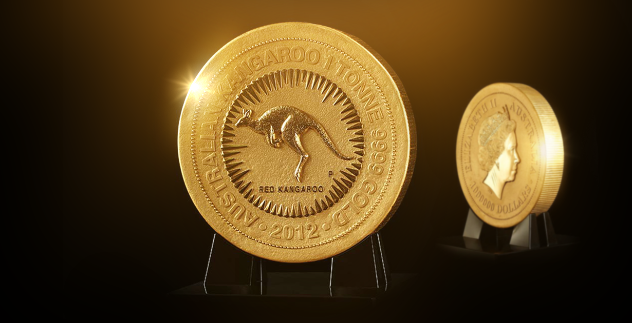 Las más grandes del mundo: monedas gigantes de oro