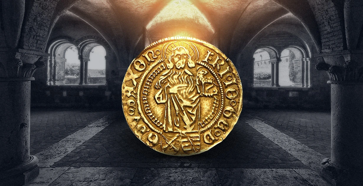 Un tesoro de monedas en un monasterio alemán