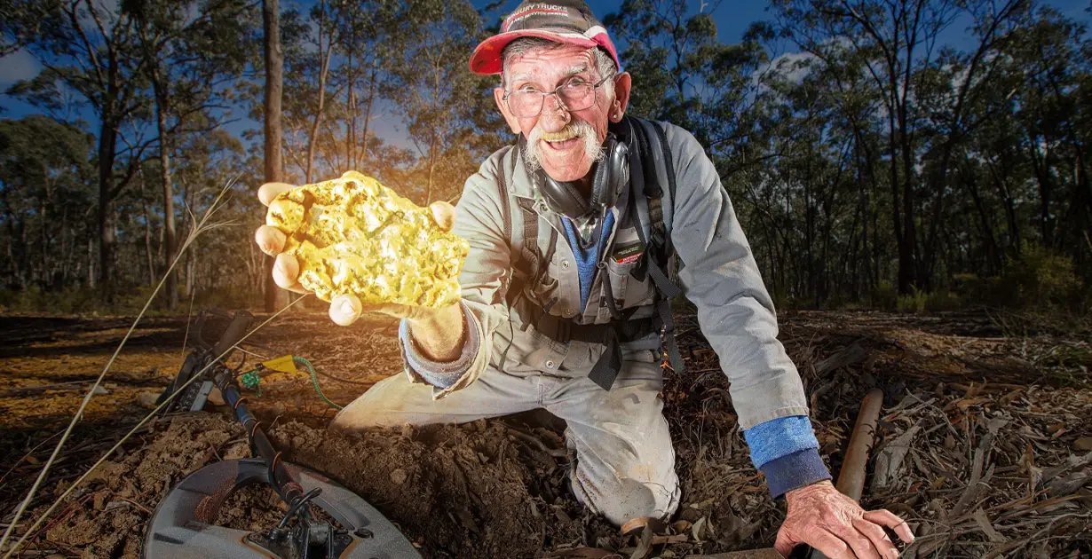 This is luck: an Australian digger unearthed 2.6 kg of gold