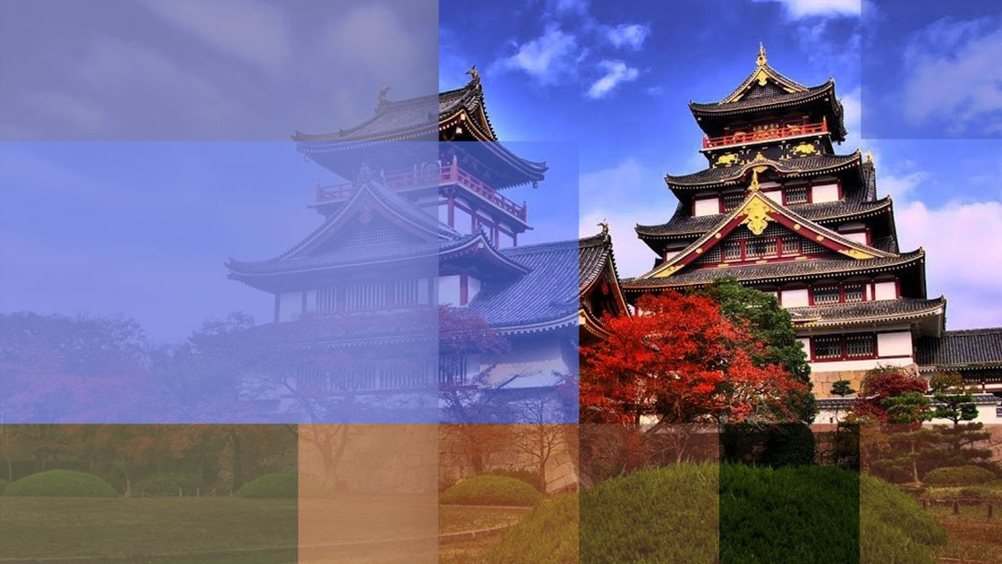 El castillo japonés Nijō