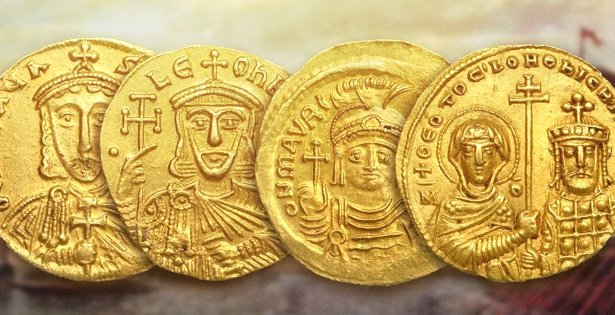 Byzantine gold coins in Bulgaria Byzantine gold coins in Bulgaria