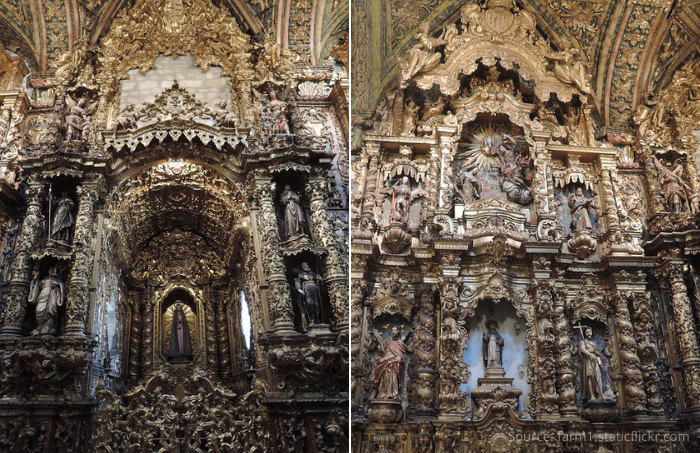 El barroco dorado de Oporto