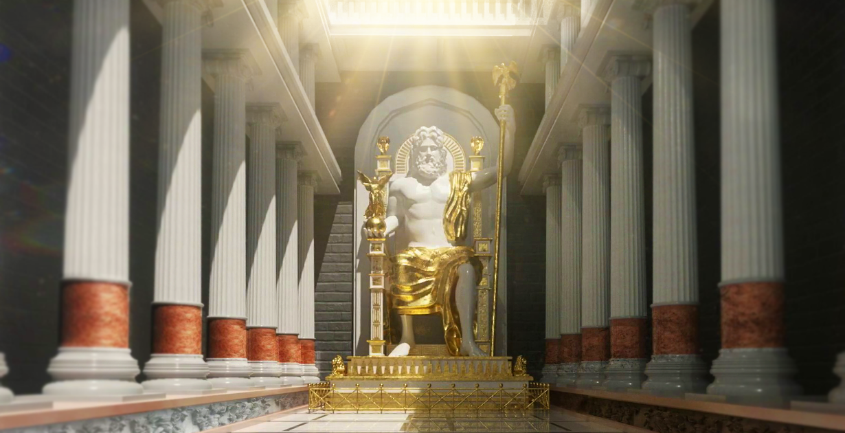 Gold of Olympia: secrets of the marble temple of Zeus