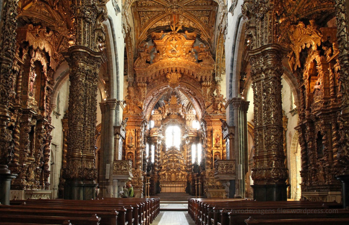 El barroco dorado de Oporto