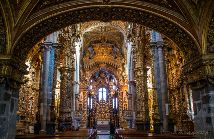 El barroco dorado de Oporto