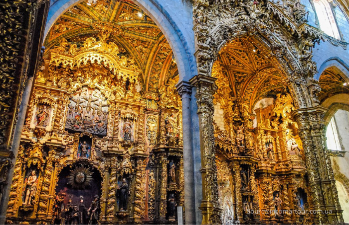 El barroco dorado de Oporto