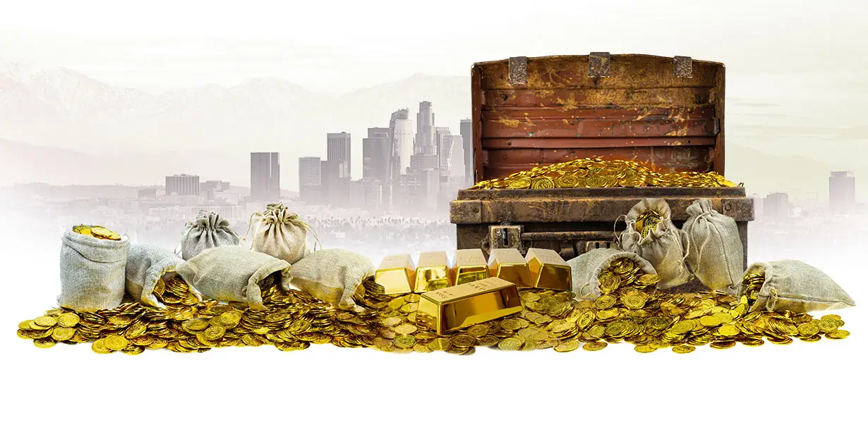 Mysteries of Los Angeles: chests of gold